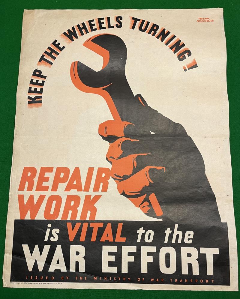 ' Keep the Wheels Turning ' Poster.