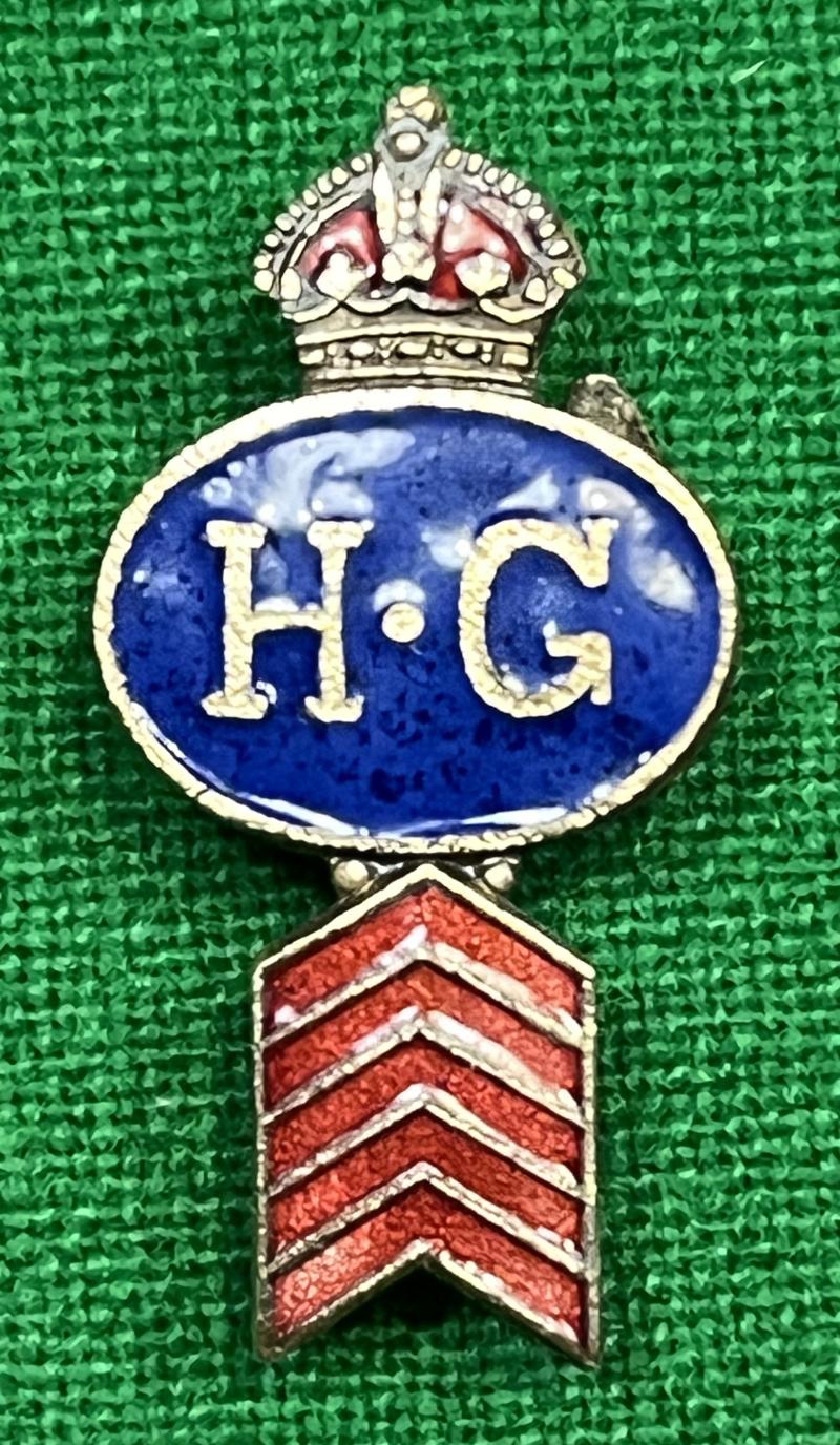 Home Guard War service lapel badge.