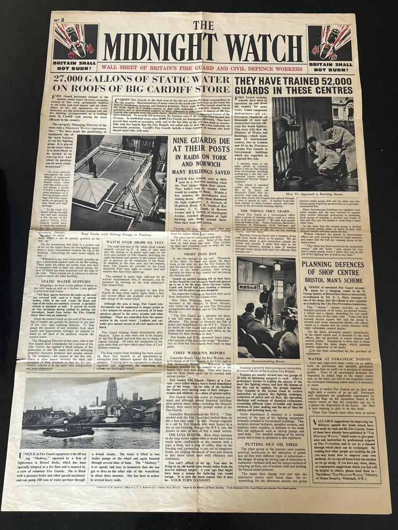 The Midnight Watch - Fire Guard Newspaper. No.8