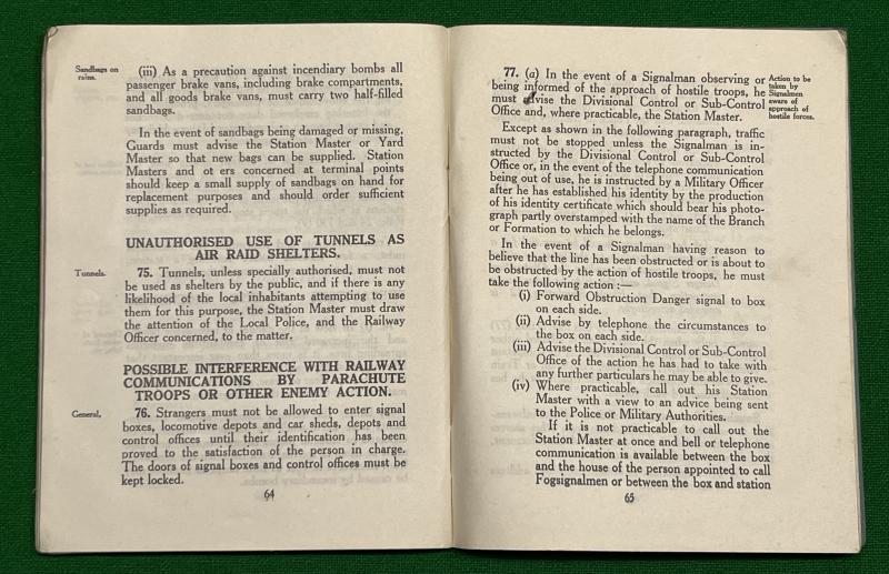 Southern Railway Air Raid Precautions.