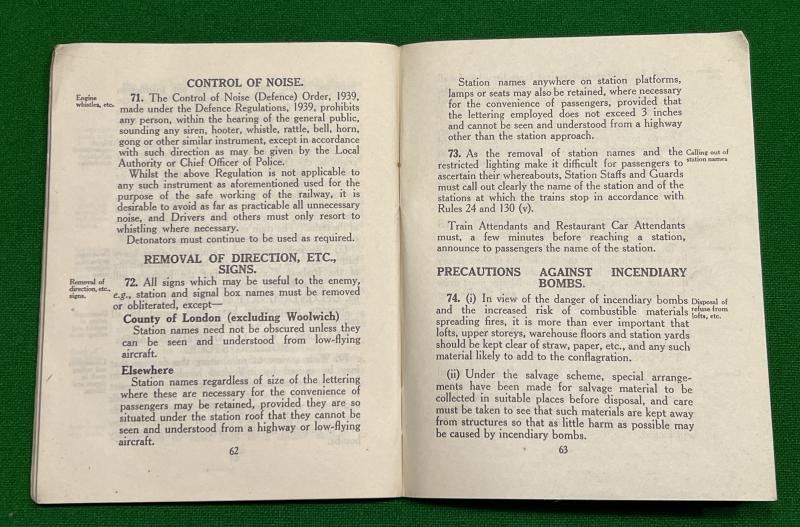 Southern Railway Air Raid Precautions.