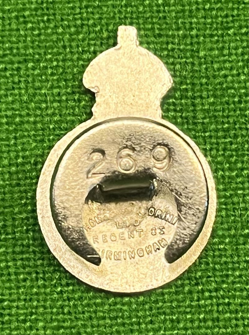 Cornwall Police Auxiliary Messenger Service lapel badge.