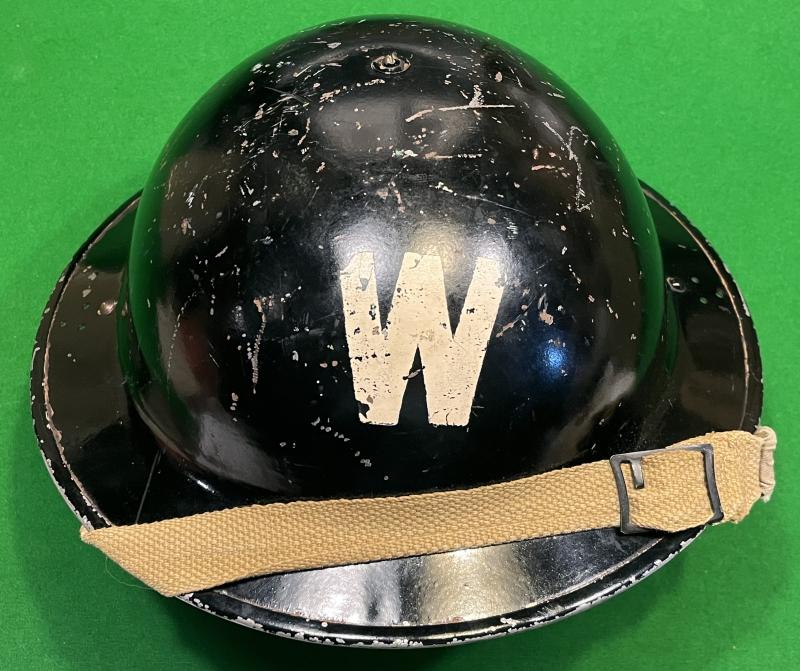 Air Raid Warden's Helmet.