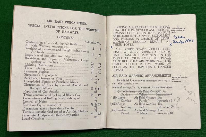 Great Western Railway Air Raid Precautions.