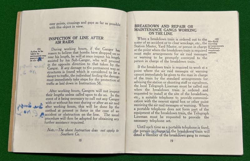 Great Western Railway Air Raid Precautions.