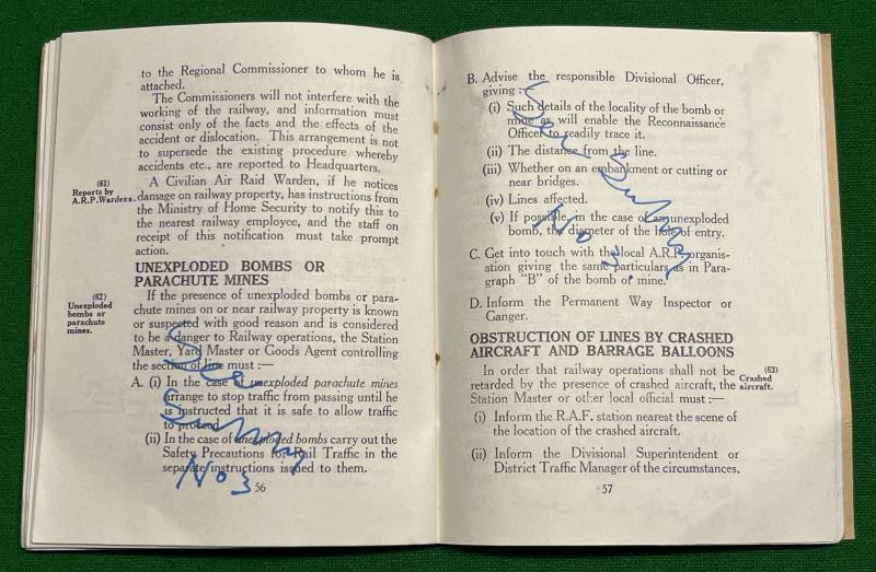 Great Western Railway Air Raid Precautions.