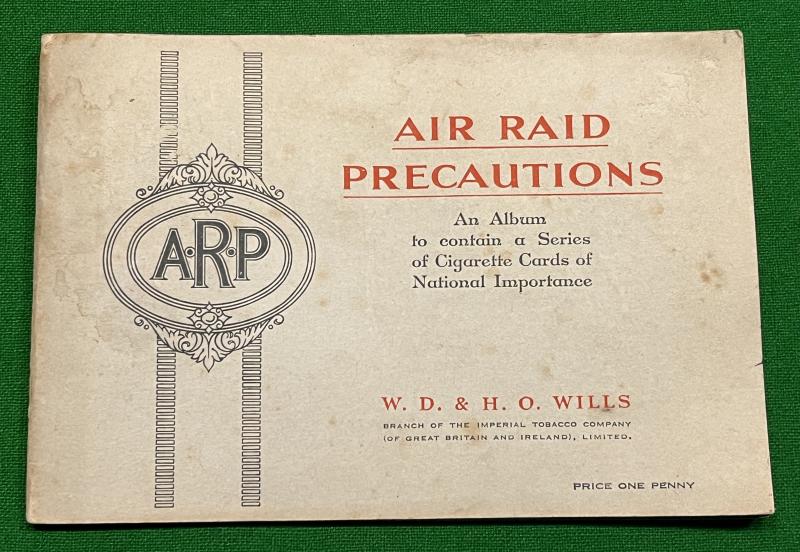 W.D.& H.O.Wills ARP Cigarette Cards in original album.