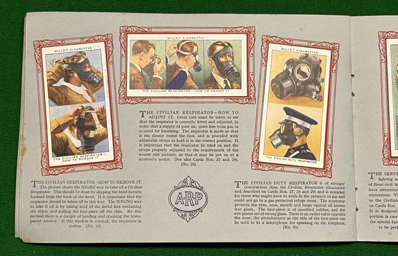 W.D.& H.O.Wills ARP Cigarette Cards in original album.