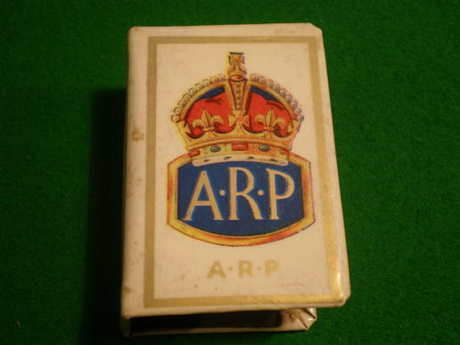 ARP matchbox cover.