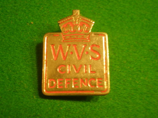 WVS Civil Defence economy badge.