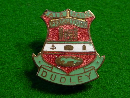 Dudley ARP lapel badge.