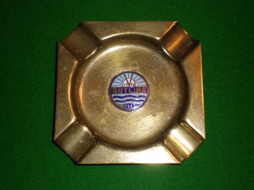 1945 Butlins souvenir ashtray.