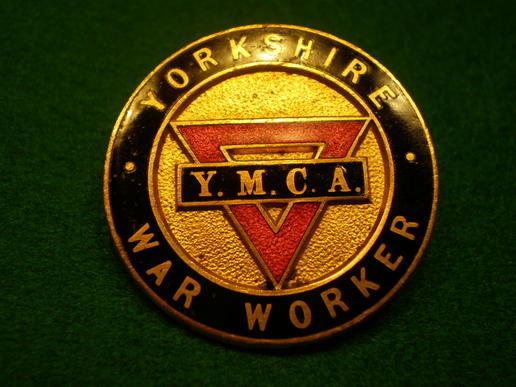 Yorkshire YMCA War Worker badge.