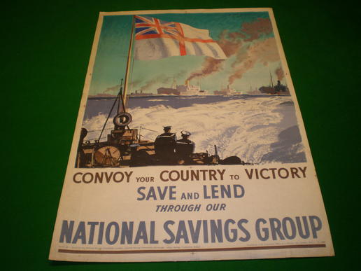 Convoy your Country to Victory Savings poster.