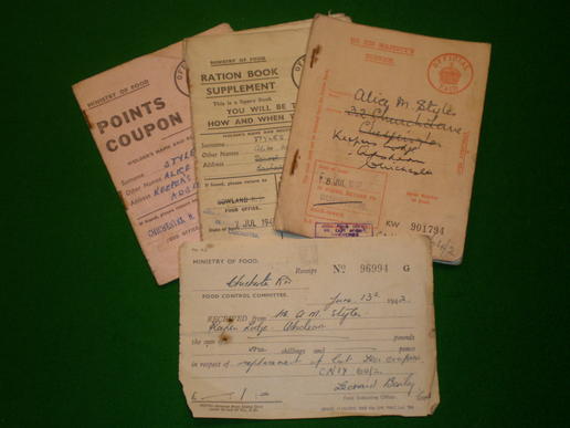 Ration book grouping.