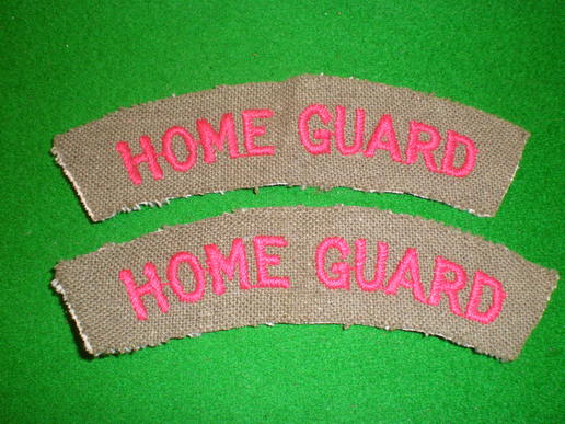 Home Guard shoulder titles - Manchester.