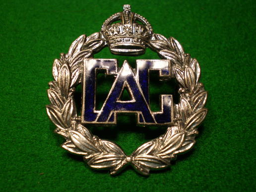 Civil Air Guard cap badge.