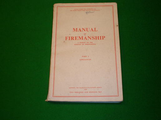 Manual of Firemanship - Appliances.