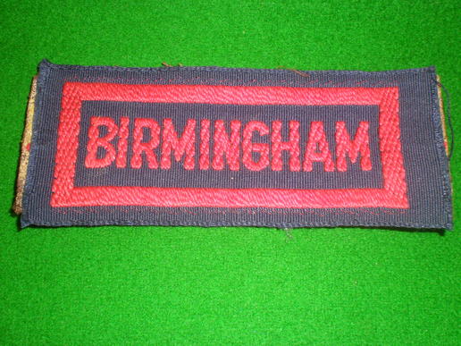 Birmingham ARP title.