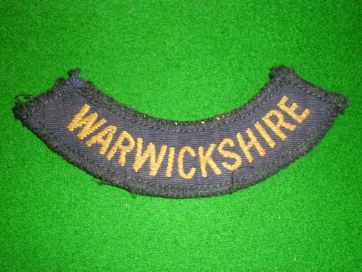 Warwickshire Civil Defence area title.