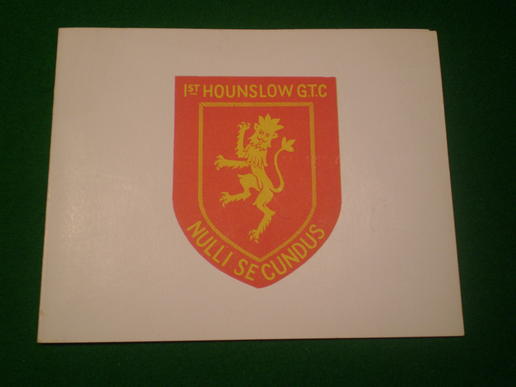 1st Hounslow GTC greetings card.