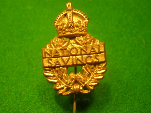 National Savings collector's lapel badge.