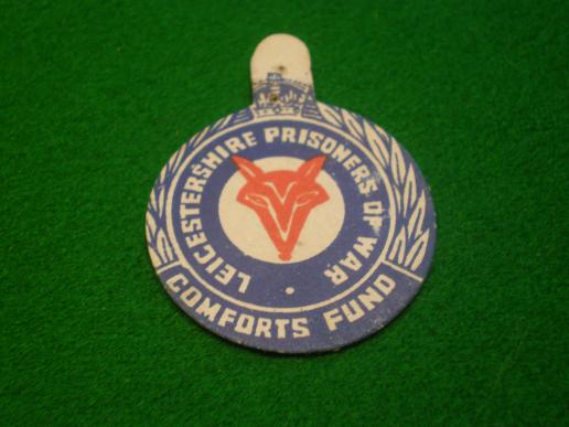 Leicestershire POW Comfort fund badge.