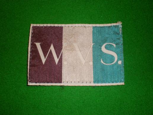 WVS clothing label.