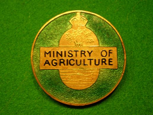 Ministry of Agriculture Official's badge.