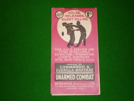 Home Guard manual of Unarmed Combat. 