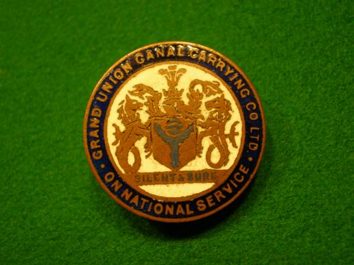 Grand Union Canal National Service badge.