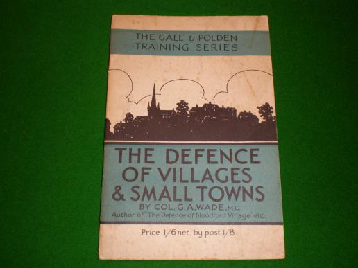 The Defence of Villages & Small Towns.