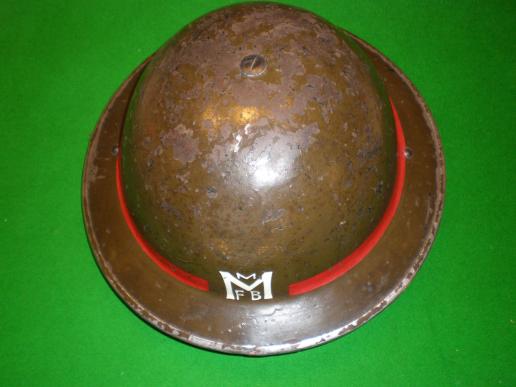 Morris Motors Fire Brigade factory helmet.