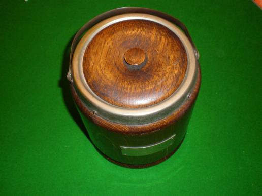 Warden's 1942 Presentation biscuit Barrel.