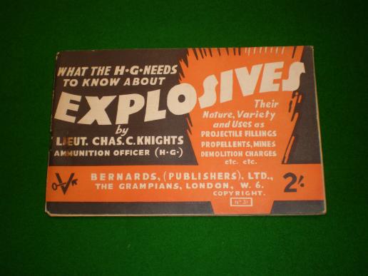 Home Guard Explosives Manual.