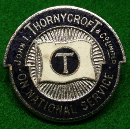 John.I.Thornycroft National Service Badge.