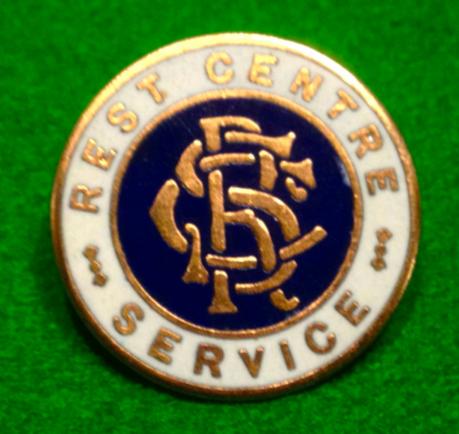 Rest Centre Service lapel badge.