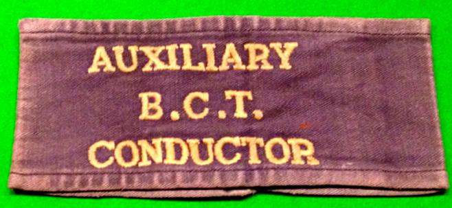 Auxiliary Bus Conductor's ( Clippies ) Armband.