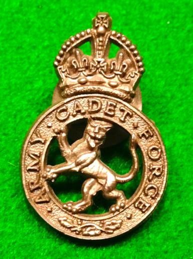 WW2 Economy Army Cadet Force lapel badge.