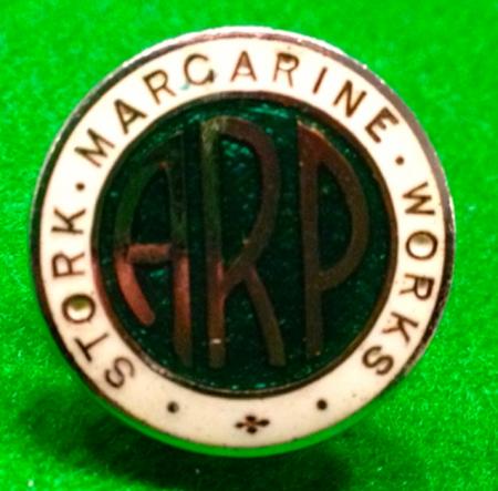 Stork Margarine ARP Badge.