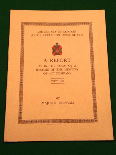 48th County of London LCC Btn Home Guard History.