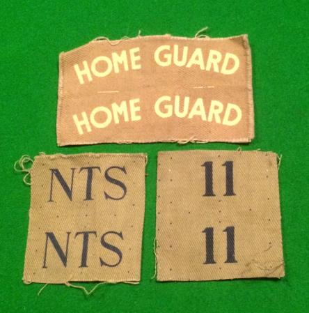 Unissued Nottinghamshire ( Newark ) Btn. Home Guard Titles Set.