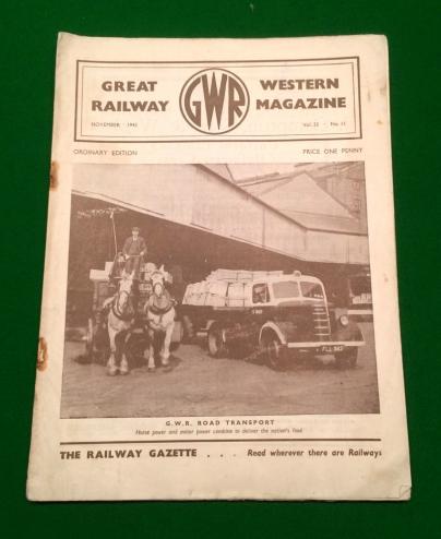 1943 GWR Company magazine.