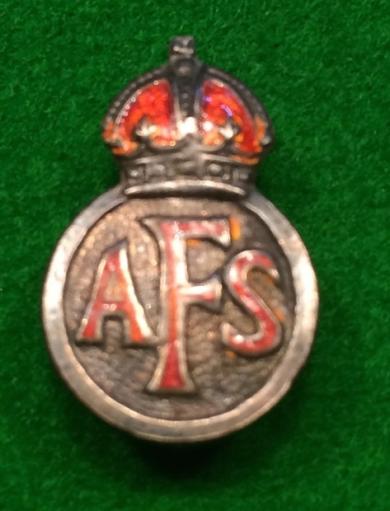 Half size Silver AFS lapel badge.