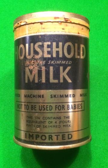 Wartime National Household Milk.