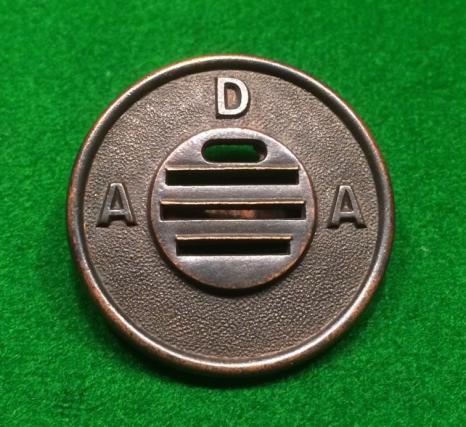 Auxiliary Driver's Association Cap badge.