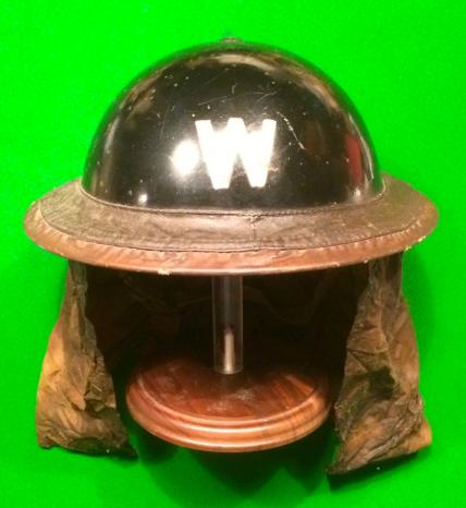 Warden Helmet with Gas Curtain.