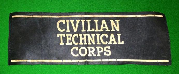 Civilian Technical Corps Armband.