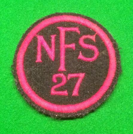 NFS 27 breast badge.