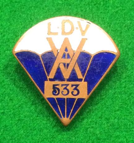 VA LDV lapel badge.